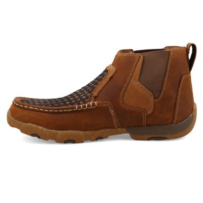 Image showing 6 th Twisted X Men's Chelsea Driving Moc Shoes, 4 in., MDMG005
