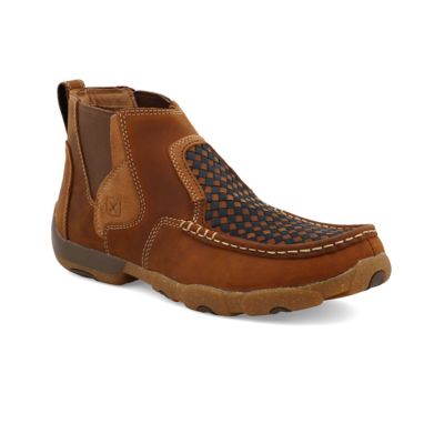Image showing 7 th Twisted X Men's Chelsea Driving Moc Shoes, 4 in., MDMG005