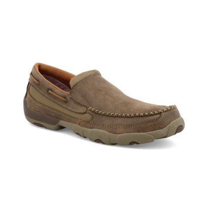 Image showing 7 th Twisted X Men's Slip-On Driving Moc Shoes, MDMS002