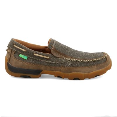 Image showing  Slip-On Driving Moc Shoes, Gray