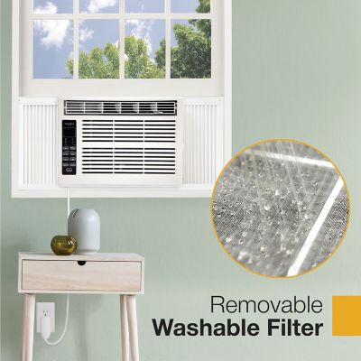 Image showing  115V Window Air Conditioner with Remote Control, 250 sq. ft., 6,000 BTU