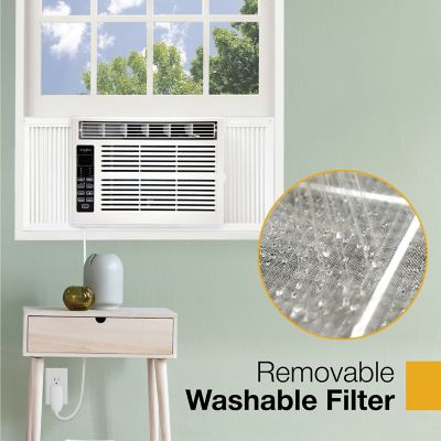 Image showing 5 th Whirlpool 115V Window Air Conditioner with Remote Control, 350 sq. ft., 8,000 BTU