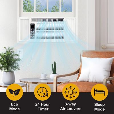 Image showing 6 th Whirlpool 115V Window Air Conditioner with Remote Control, 350 sq. ft., 8,000 BTU