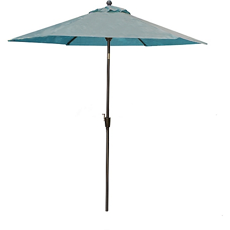 Cambridge 9 ft. Blue Table Umbrella for Concord Outdoor Dining Collection
