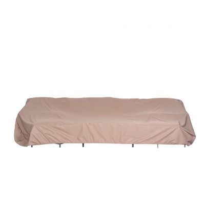 Hanover Weatherproof Large Rectangular Outdoor Furniture Cover for 4-Pc. and 6-Pc. Sofa Sets, 57-In. D x 148-In. W x 31.1-In. H