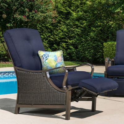 Image showing  Indoor/Outdoor Palm Throw Pillows, Green/Blue