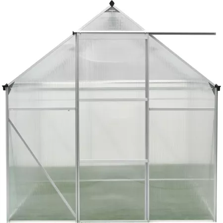 Hanover 51" x 75" Walk-In Polycarbonate Greenhouse Walumframe Galvanized Steel Cladding Door Automatic Vent Opener Portable & Mini Greenhouses