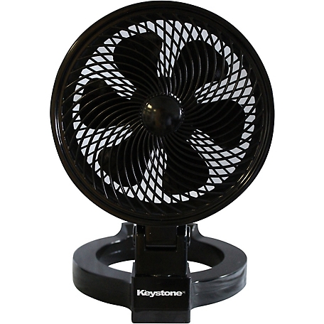 Keystone 7 in. Convertible Fan, Black