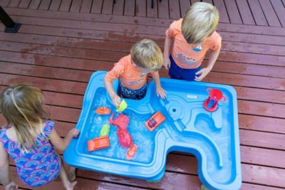 Image showing  Big River and Roads Water Play Table, 221010-01