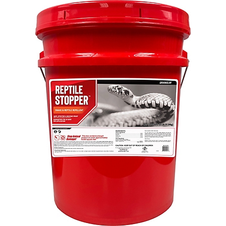 Animal Stoppers 25 lb. Reptile Stopper Animal Repellent, Ready-to-Use Granular Pail
