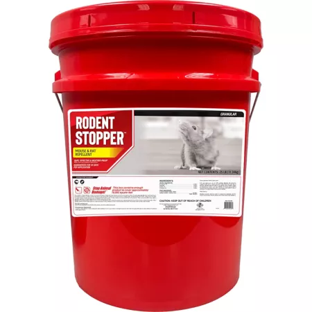 Animal Stoppers 25 lb Anti-Rodent Animal Repellent Ready-to-Use Granular Pail Animal & Rodent Repellent