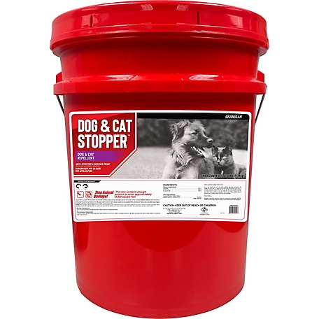 Animal Stoppers 25 lb. Dog and Cat Stopper Animal Repellent, Ready-to-Use Granular Pail