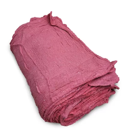 Pro-Clean Basics Premium Reusable Cleaning Shop Towels Commercial Grade 100% Cotton Red 16 lb Cleaning Cloths & Dusters