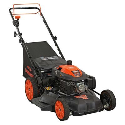 YARDMAX 22 in. 201cc Gas-Powered SELECT PACE 6-Speed CVT FWD High-Wheel 3-in-1 Self-Propelled Push Lawn Mower Everything about this mower is easy! Easy pull start, self-propelled, assembly