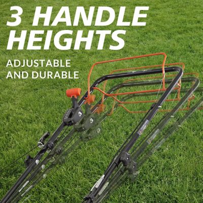 Image showing 7 th YARDMAX 22 in. 201cc Gas-Powered SELECT PACE 6-Speed CVT FWD High-Wheel 3-in-1 Self-Propelled Push Lawn Mower