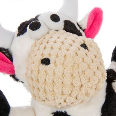 Image showing  Checkers Skinny Cow Squeaky Plush Dog Toy, Chew Guard Technology, Small