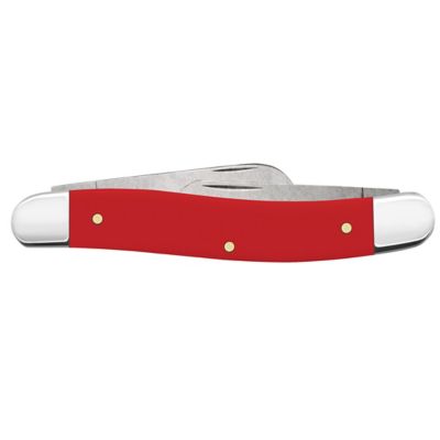Image showing  2.57 in., 1.88 in. and 1.71 in. American Workman Synthetic CS Medium Stockman Knife, Red