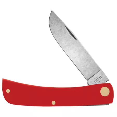 Case Cutlery 2.8 in CS Sod Buster Jr American Workman Synthetic Knife Red Knives