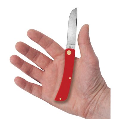 Image showing  2.8 in. American Workman Synthetic CS Sod Buster Jr. Knife, Red
