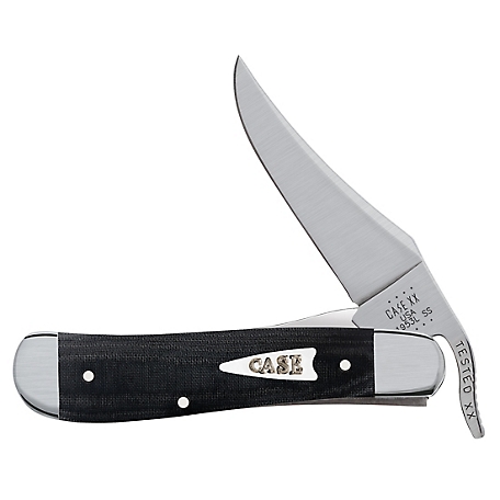 Case Cutlery 2.7 in. Micarta RussLock Knife, Black