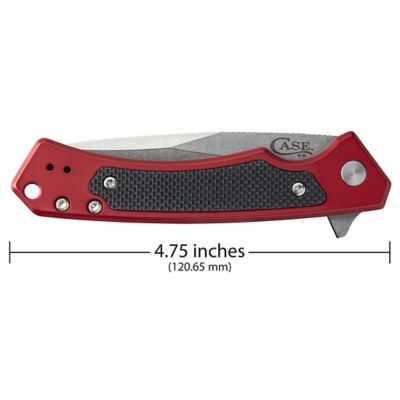 Image showing  3.4 in. Aluminum G-10 Marilla Knife, Red