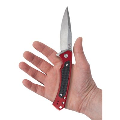 Image showing  3.4 in. Aluminum G-10 Marilla Knife, Red