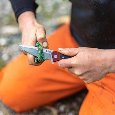 Image showing  3.4 in. Aluminum G-10 Marilla Knife, Red