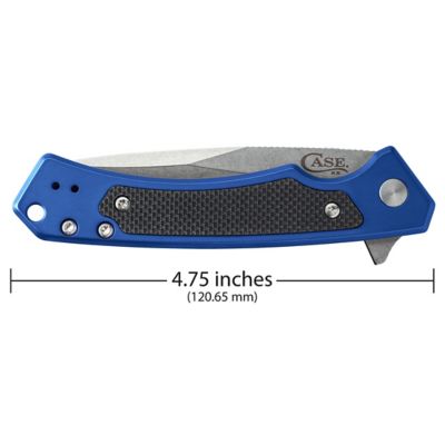 Image showing  3.4 in. Aluminum G-10 Marilla Knife, Blue