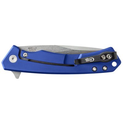 Image showing  3.4 in. Aluminum G-10 Marilla Knife, Blue