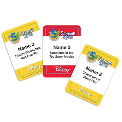 Image showing  5-Second Rule Disney Edition, Fun Family Game About Your Favorite Disney Characters, For Ages 6+