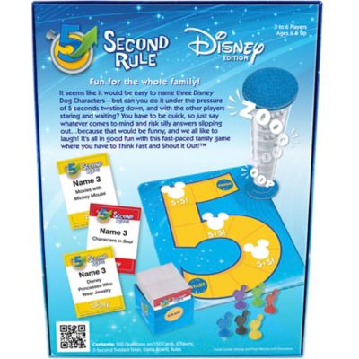 Image showing 5 th Disney 5-Second Rule Disney Edition, Fun Family Game About Your Favorite Disney Characters, For Ages 6+