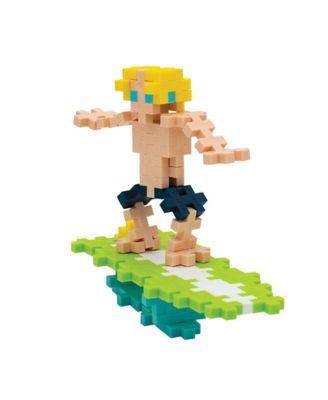 Image showing  Surfer Guy Mini Building Toy in Tube, For Ages 5+, 70 pc.