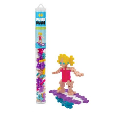 Image showing  Surfer Girl Mini Building Toy in Tube, For Ages 5+, 70 pc.