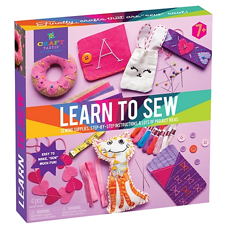 Craft-tastic Craft-Tastic Learn to Sew Craft Kit, for Ages 6+