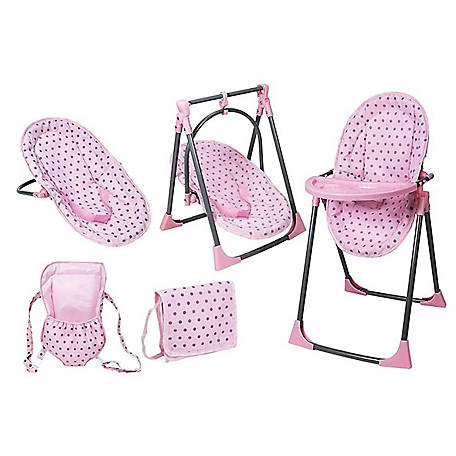Lissi Baby Doll 6-in-1 Convertible High Chair Playset, 61100