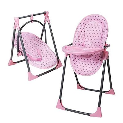 Image showing  Baby Doll 6-in-1 Convertible High Chair Playset