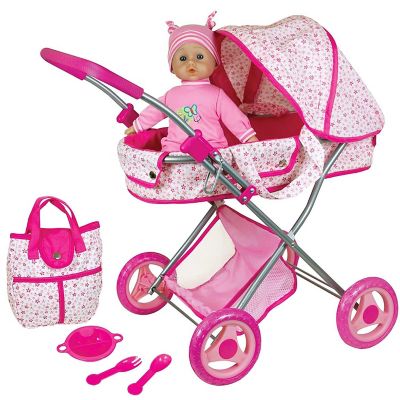Lissi Doll Pram with 13 in. Baby Doll and Accessories