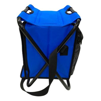 Image showing  12-Can Frigi-Chair Soft-Sided Cooler with Sport Seat, Blue