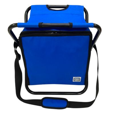 Image showing  12-Can Frigi-Chair Soft-Sided Cooler with Sport Seat, Blue
