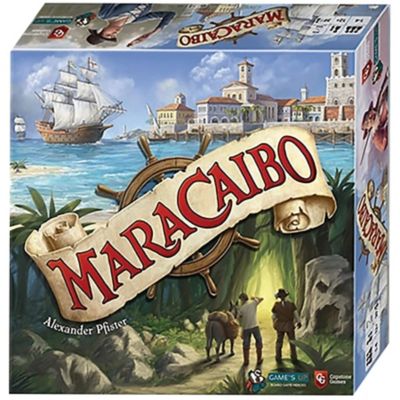 Capstone Games Maracaibo Strategy Board Game, 1-4 Players, For Ages 12+, 90-120 Minute Game Play