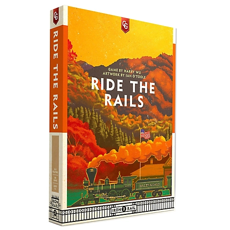 Capstone Games Ride the Rails Strategy Board Game, 3-5 Players, For Ages 12+, 60 Minute Game Play