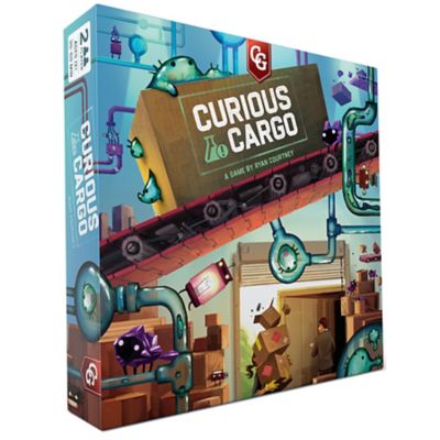 Capstone Games Curious Cargo Strategy Board Game, 2 Players, For Ages 14+, 30-60 Minute Game Play