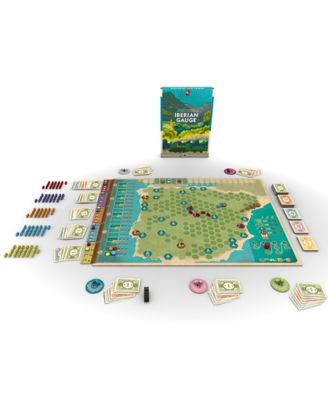 Capstone Games Iberian Gauge Strategy Board Game, 3-5 Players, For Ages 12+, 60 Minute Game Play