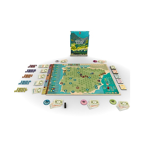Capstone Games Iberian Gauge Strategy Board Game, 3-5 Players, For Ages 12+, 60 Minute Game Play