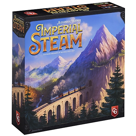 Capstone Games Imperial Steam Strategy Board Game, 2-4 Players, For Ages 12+, 120 Minute Game Play