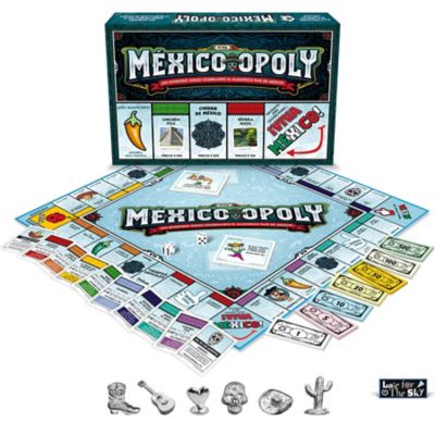 Image showing  Mexico-Opoly: Spanish Board Game, 2-6 Players, For Ages 8+