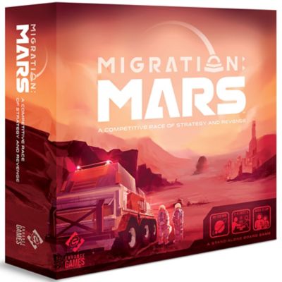 Enhance Games Migration Mars Strategy Board Game, 2-4 Players, For Ages 12+, 90-120 Minute Game Play
