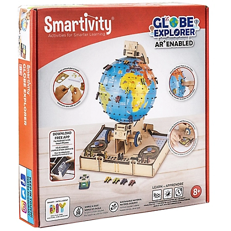 Smartivity Globe Explorer Wooden Model Engineering STEM Learning Toy