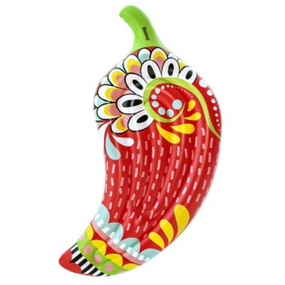 H2OGO! Inflatable Flirty Fiesta Pepper Pool/Water/Beach Float, 6 ft.