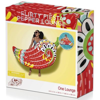Image showing  Inflatable Flirty Fiesta Pepper Pool/Water/Beach Float, 6 ft.